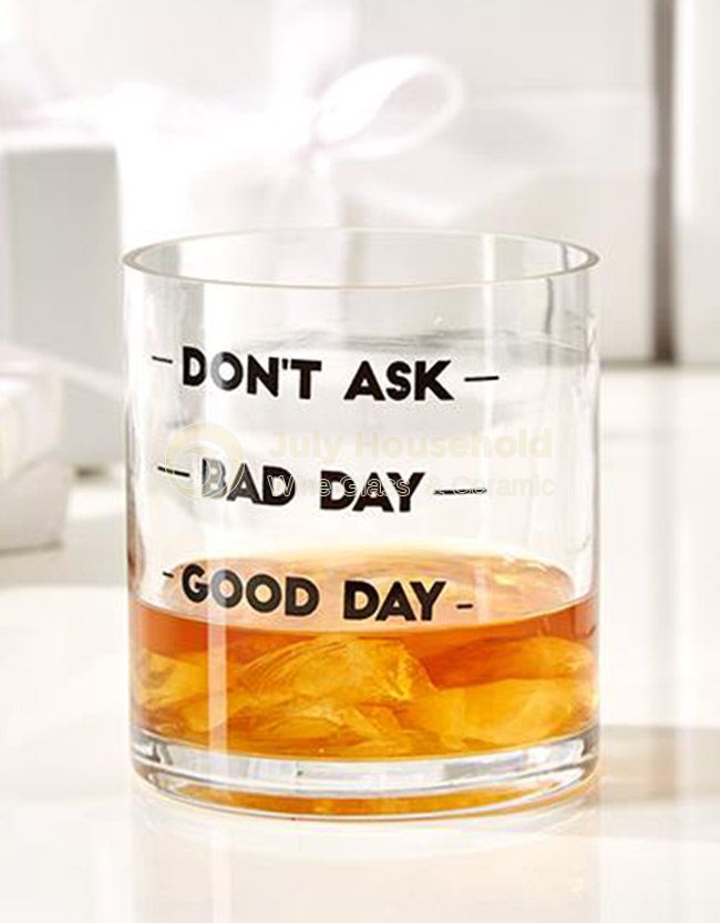 Funny Whiskey Unique Personlized Old Fashioned Glass Gift with Text