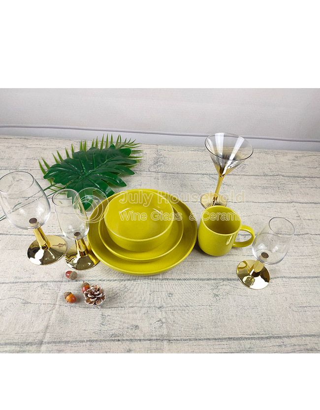 Christmas Tableware & Wine Glass Dining Dinnerware Set Drinkingware