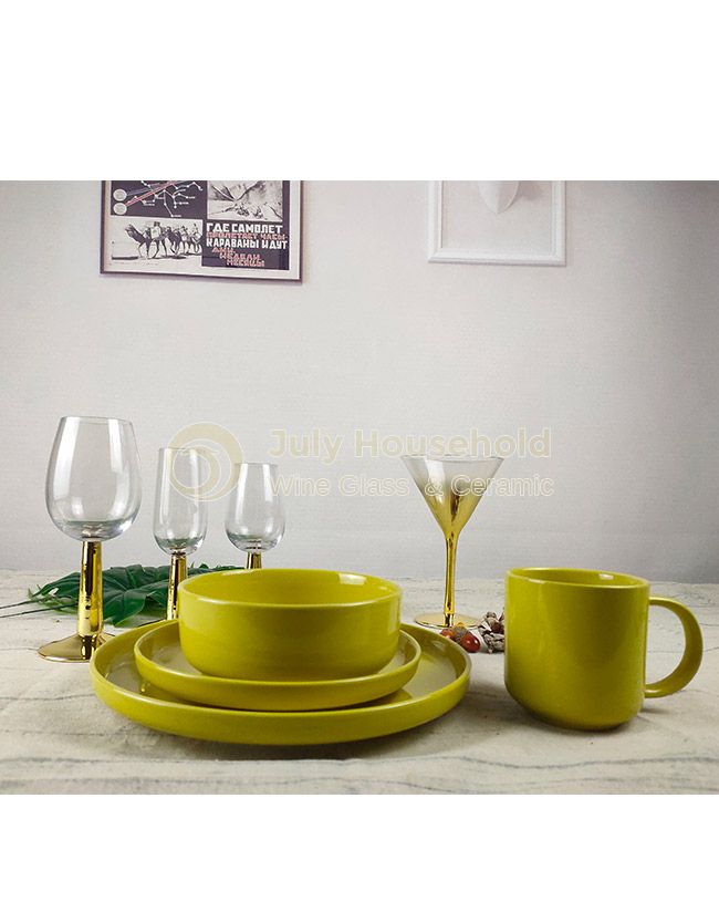 Christmas Tableware & Wine Glass Dining Dinnerware Set Drinkingware