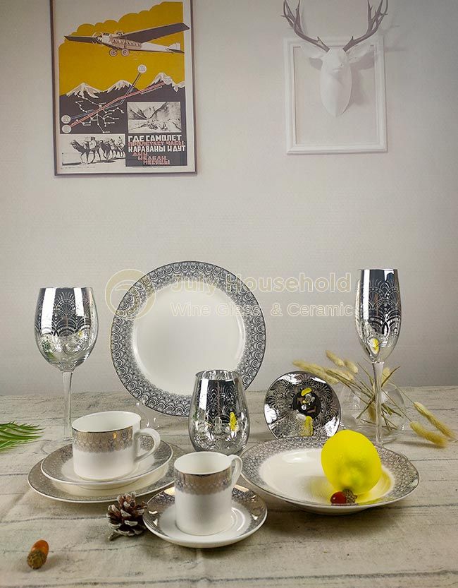 Holiday Dinnerware Set & Drinkware Set for Party, your Tableware