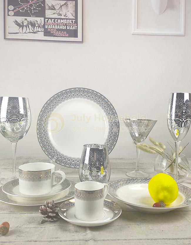 Holiday Dinnerware Set & Drinkware Set for Party, your Tableware