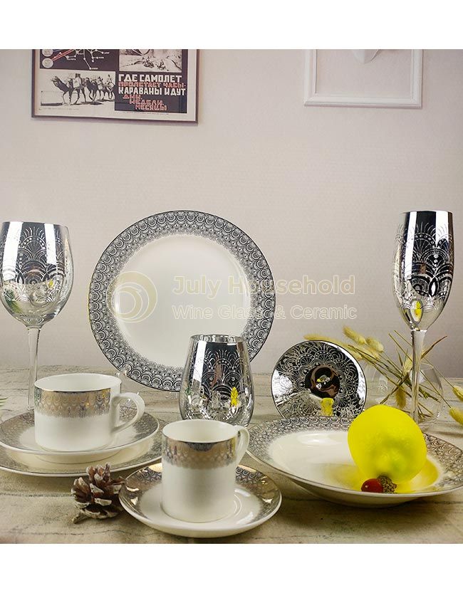 Holiday Dinnerware Set & Drinkware Set for Party, your Tableware