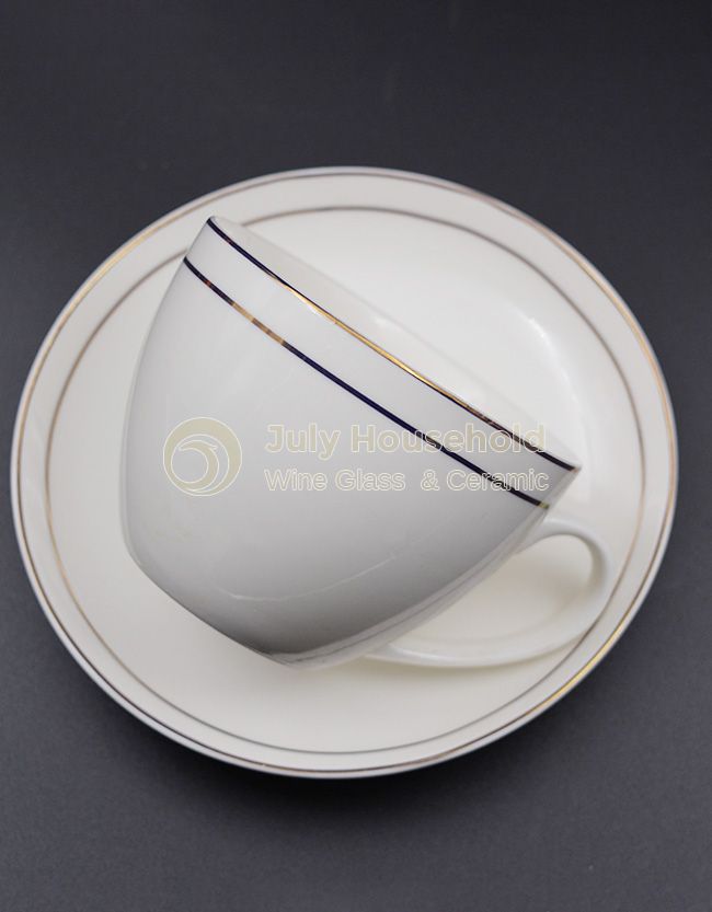 China Custom Printed Tea Cup Sets 8oz