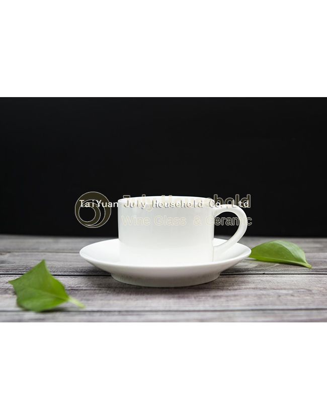 Porcelain Tea Cups with saucers 240ml/8zset of 2, set of 4, set of 6