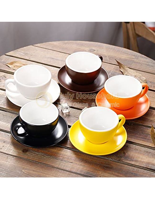 Latte Art coffee Cup and Saucer Supplier, Porcelain Tea Cup and Saucer Manufacturer, Ceramic Tea Coffee Cup Saucer China Supplier